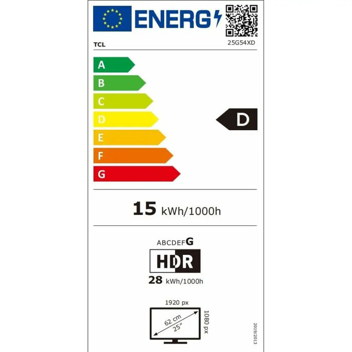 Monitor TCL 25G54 25’’ Full HD - Монитори<<<Електроника Периферни и резервни части<<<Компютри| Електроника<<<BigBuy