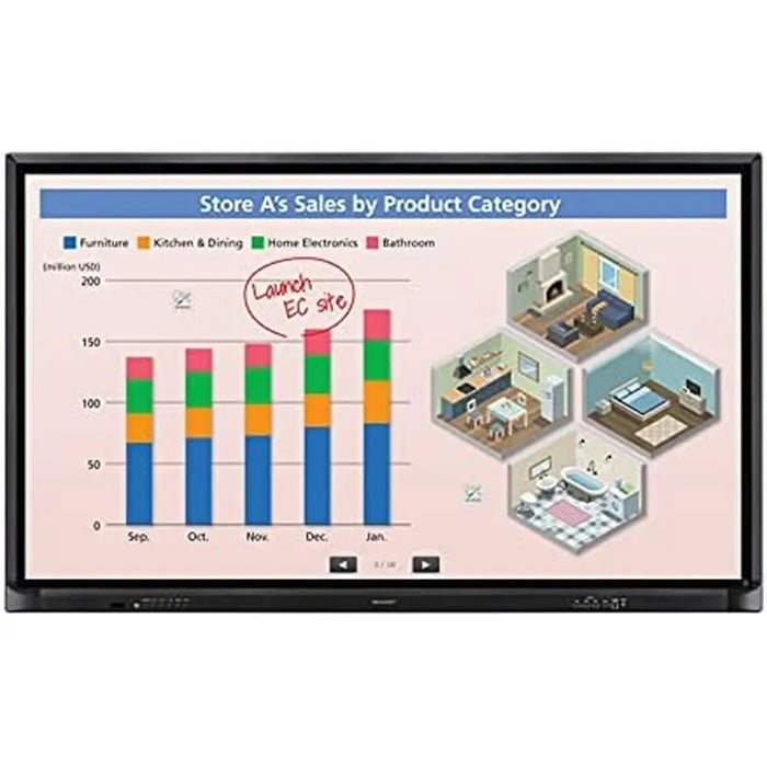 Monitor Videowall NEC PN-70HC1E 3840 x 2160 px 70’’ LCD - Електроника Периферни и резервни части<<<Компютри|