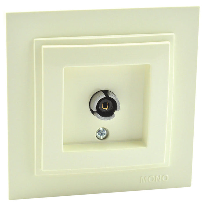 SOCKET TV END CREAM MONO DESPINA