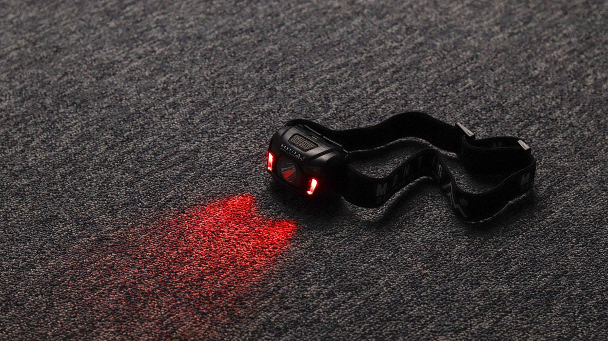 Montis Akumulatorowa latarka nagłowna z sensorem MT001 Black Headband flashlight LED