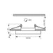 MOON SQUARE GLASS BLACK SL420 90X90MM VIVALUX CRYSTAL - Луни<<<Вътрешно