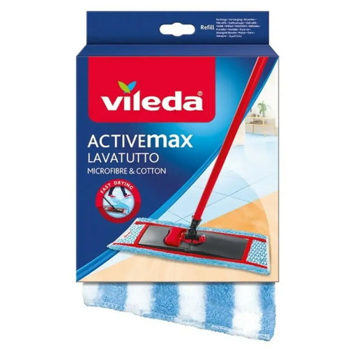 Mop Head Refill Vileda ViledaActive Max Microfibre Cotton (1 Unit) - Мопове и метли<<<Почистване Прахосмукачки И