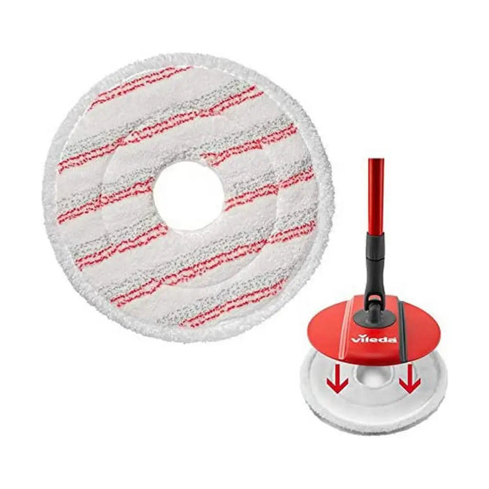 Mop Replacement To Scrub Vileda Spin & Clean Microfibres - Почистване Прахосмукачки И Гладене<<<Дом
