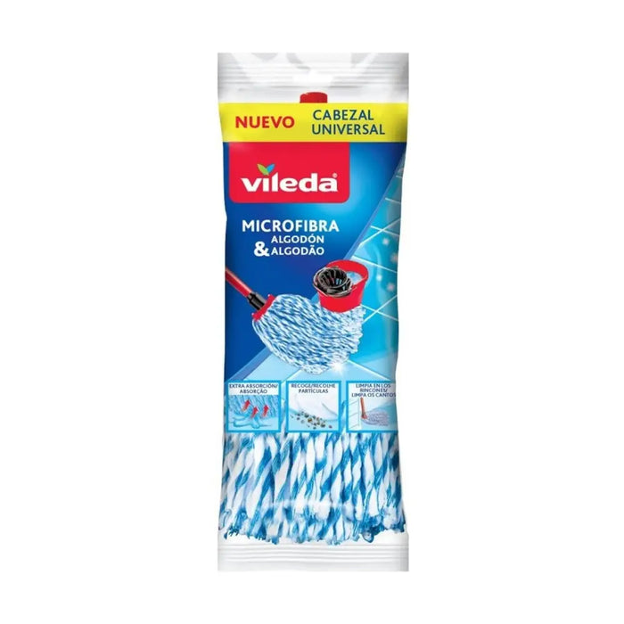 Mop Vileda White Cotton - Почистване Прахосмукачки И Гладене<<<Дом Градина<<<BigBuy&&&Други продукти за