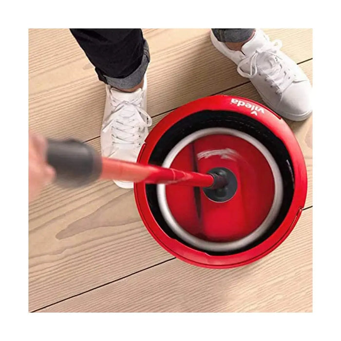 Mop with Bucket Vileda Spin & Clean Rotating polypropylene - Почистване Прахосмукачки И Гладене<<<Дом