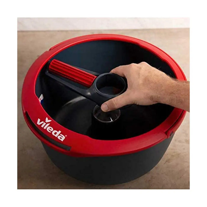 Mop with Bucket Vileda Spin & Clean Rotating polypropylene - Почистване Прахосмукачки И Гладене<<<Дом