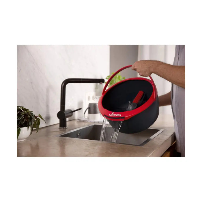 Mop with Bucket Vileda Spin & Clean Rotating polypropylene - Почистване Прахосмукачки И Гладене<<<Дом