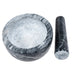 MORTAR MARBLE BLACK 12X6 CM BRIO - Съдове за готвене<<<Домашни потреби<<<Кухня<<<Praktiker