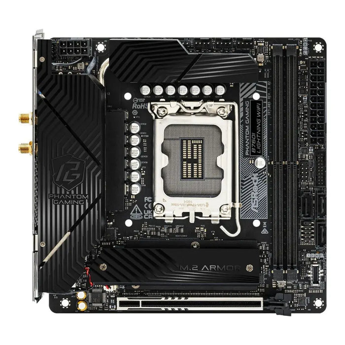 Motherboard ASRock B760I LIGHTNING WIFI LGA 1700 Intel B760 - Дънни платки<<<Компютър Мрежи и компоненти<<<Компютри|