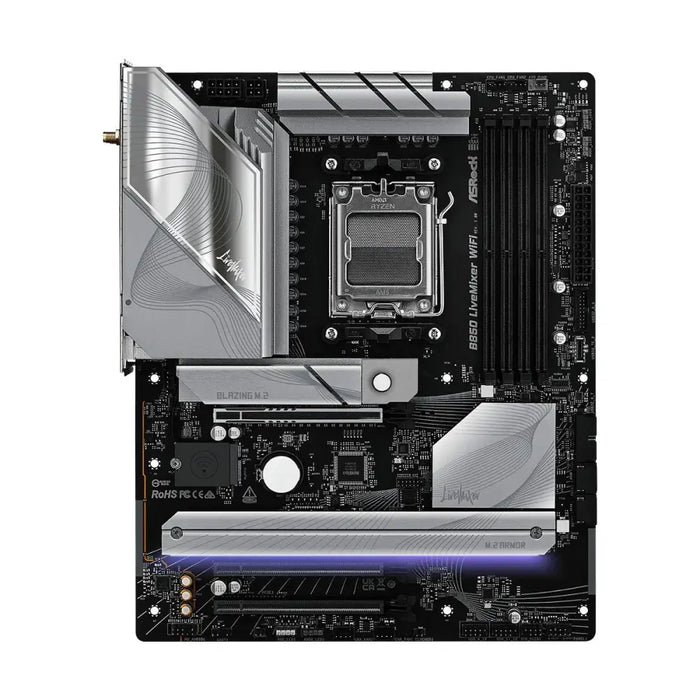 Motherboard ASRock B850 LiveMixer WiFi Intel Wi-Fi 6 AMD AM5 - Дънни платки<<<Компютър Мрежи и компоненти<<<Компютри|