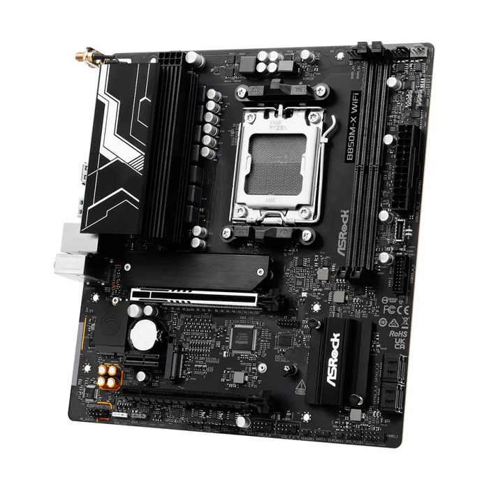 Motherboard ASRock B850M-X WiFi R2.0 socket AM5 - Дънни платки<<<Компютърни компоненти<<<ValiAPI&&&Дънни