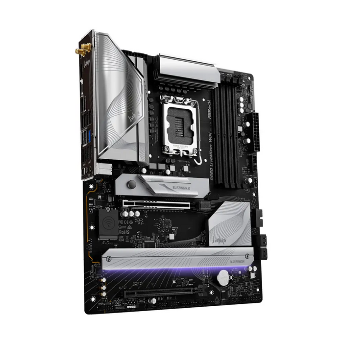 Motherboard ASRock B860 LiveMixer WIFI 6E LGA 1851 - Дънни платки<<<Компютърни компоненти<<<ValiAPI&&&Дънни
