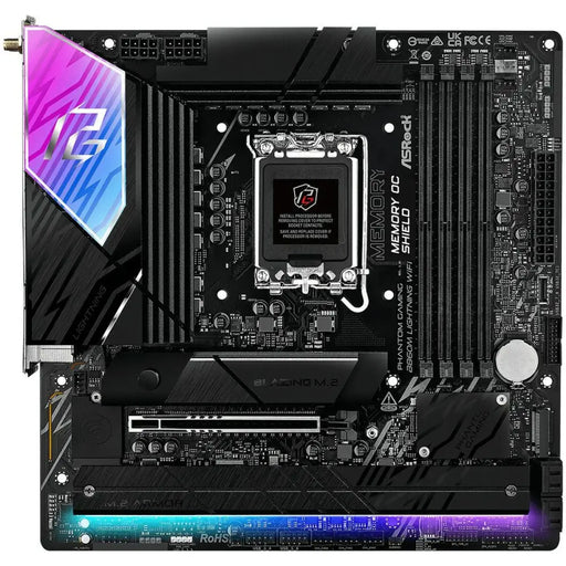 Motherboard ASRock B860M Lightning WiFi Intel B860 - Дънни платки<<<Компютър Мрежи и компоненти<<<Компютри|