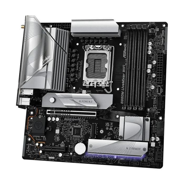 Motherboard ASRock B860M LiveMixer WiFi Intel B860 LGA 1851 - Дънни платки<<<Компютър Мрежи и компоненти<<<Компютри|