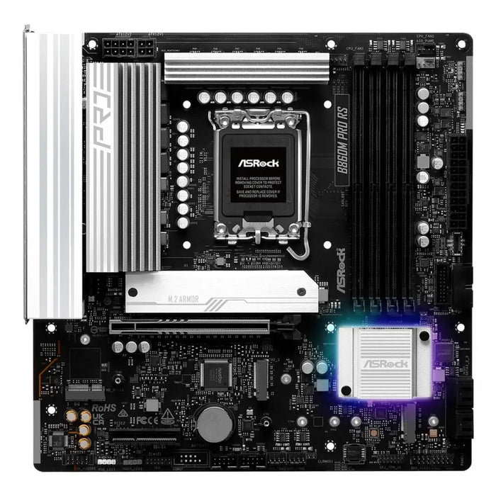 Motherboard ASRock B860M Pro RS Intel B860 LGA 1851 - Дънни платки<<<Компютър Мрежи и компоненти<<<Компютри|