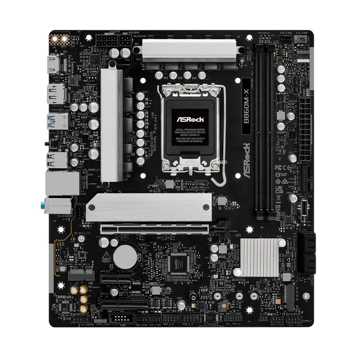 Motherboard ASRock B860M-X LGA 1851 - Гейминг дънни платки<<<Гейминг компоненти<<<Гейминг<<<ALSO&&&Дънни