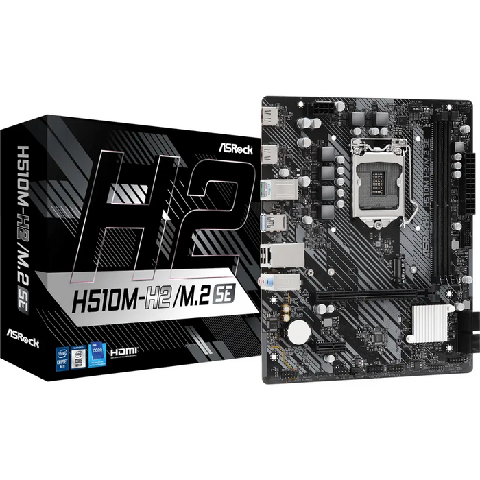 Motherboard ASRock H510M-H2/M.2 SE LGA1200 DDR4 mATX - Дънни платки<<<Компютърни компоненти<<<ValiAPI&&&Дънни