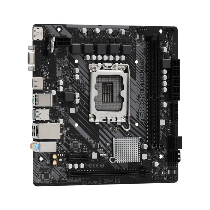 Motherboard ASRock H610M-HDV LGA1700 mATX - Дънни платки INTEL<<<Дънни платки<<<Компоненти<<<ALSO&&&Дънни