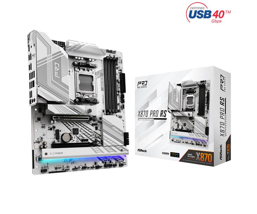 Motherboard ASROCK X870 PRO RS Socket AM5 - Дънни платки<<<Компютърни компоненти<<<ValiAPI&&&Дънни