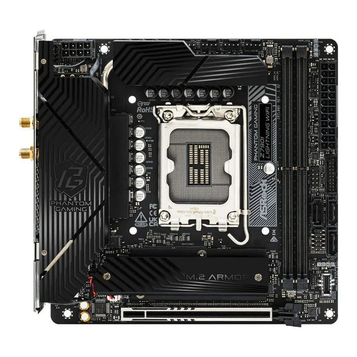 Motherboard ASRock Z790I LIGHTNING WIFI LGA 1700 INTEL Z790 - Дънни платки<<<Компютър Мрежи и компоненти<<<Компютри|