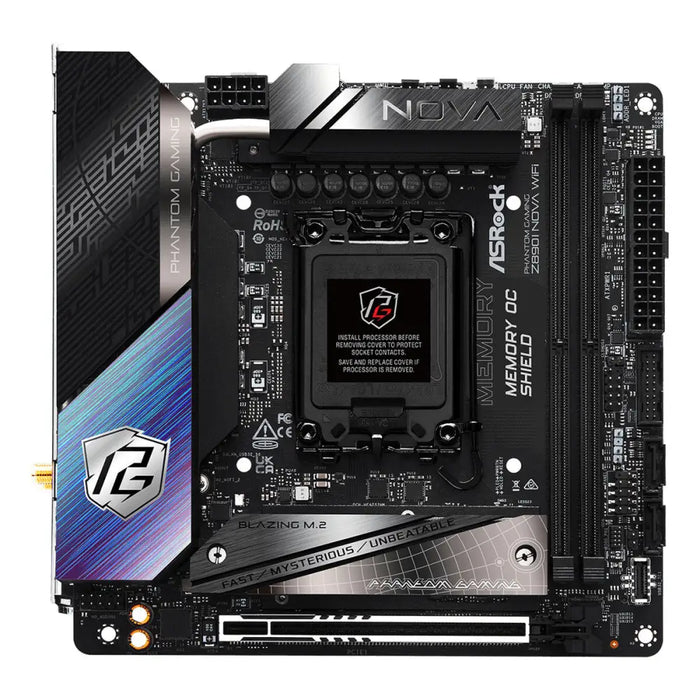 Motherboard ASRock Z890I Nova WiFi Intel Z890 LGA 1851 - Дънни платки<<<Компютър Мрежи и компоненти<<<Компютри|