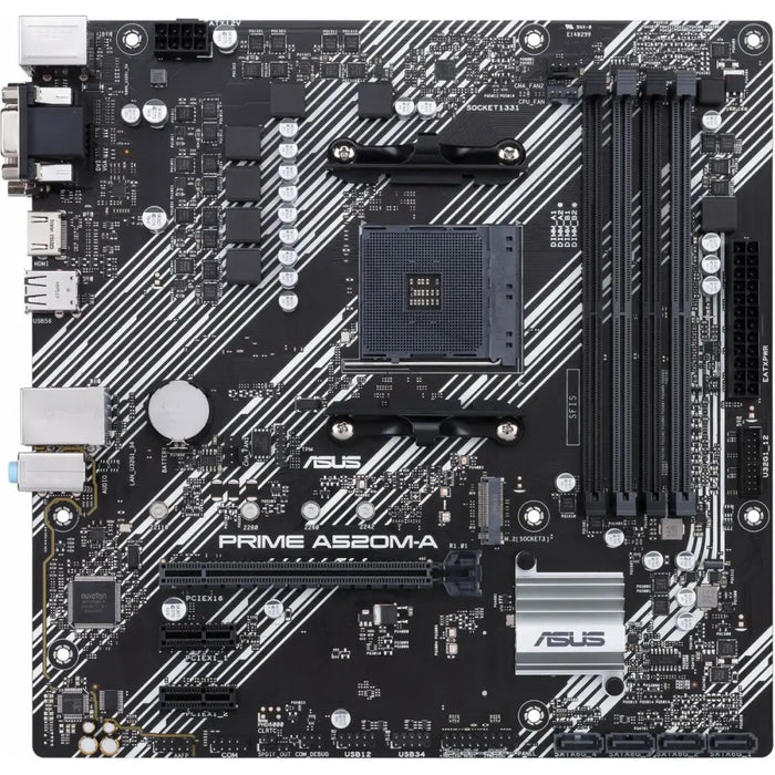 Motherboard Asus 90MB17H0-M0EAYC AMD AM4 AMD A520 AMD - Компютър Мрежи и компоненти<<<Компютри|