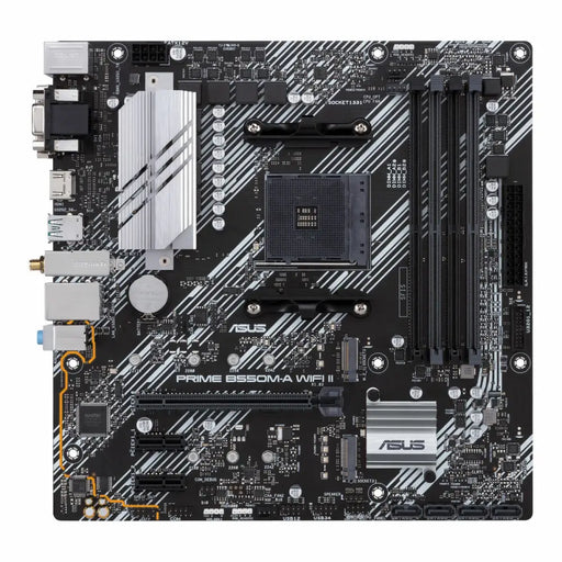 Motherboard Asus PRIME B550M-A WIFI II Intel Wi-Fi 6 AMD B550 AMD AM4 - Дънни платки<<<Компютър Мрежи и