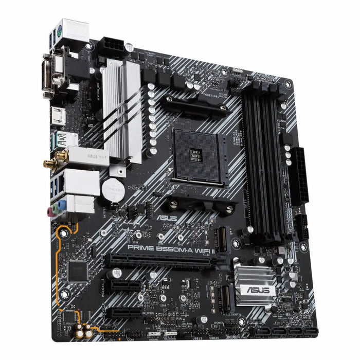 Motherboard Asus PRIME B550M-A WIFI II Intel Wi-Fi 6 AMD B550 AMD AM4 - Дънни платки<<<Компютър Мрежи и