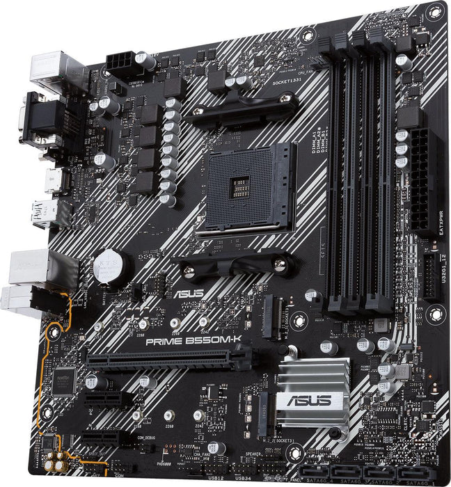 Motherboard ASUS Prime B550M-K socket AM4 - Гейминг дънни платки<<<Гейминг компоненти<<<Гейминг<<<ALSO&&&Дънни