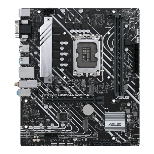 Motherboard ASUS PRIME H610M-A WIFI D4 LGA 1700 mATX - Дънни платки<<<Компютърни компоненти<<<ValiAPI&&&Дънни