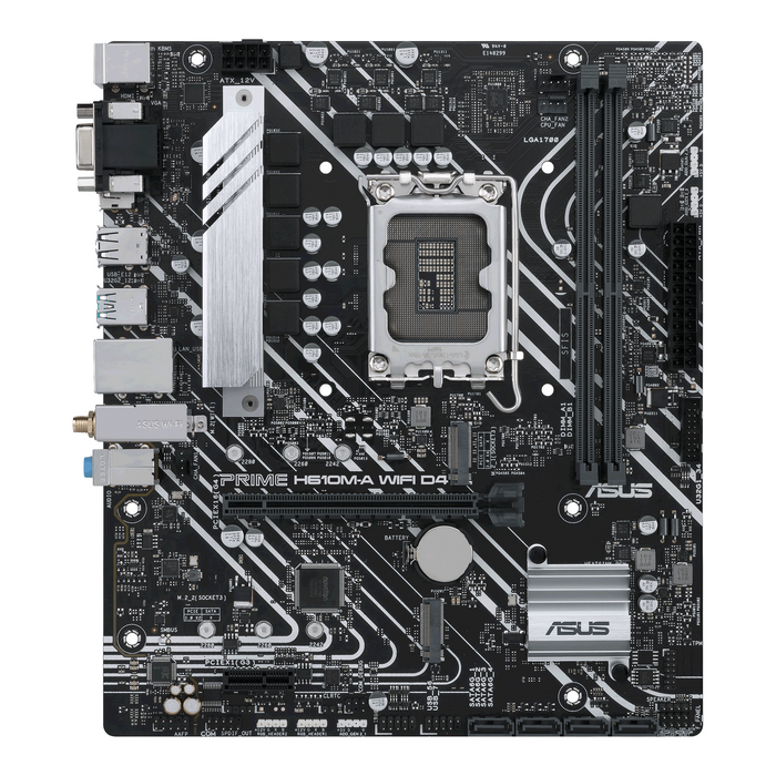 Motherboard ASUS PRIME H610M-A WIFI D4 LGA 1700 mATX - Дънни платки<<<Компютърни компоненти<<<ValiAPI&&&Дънни