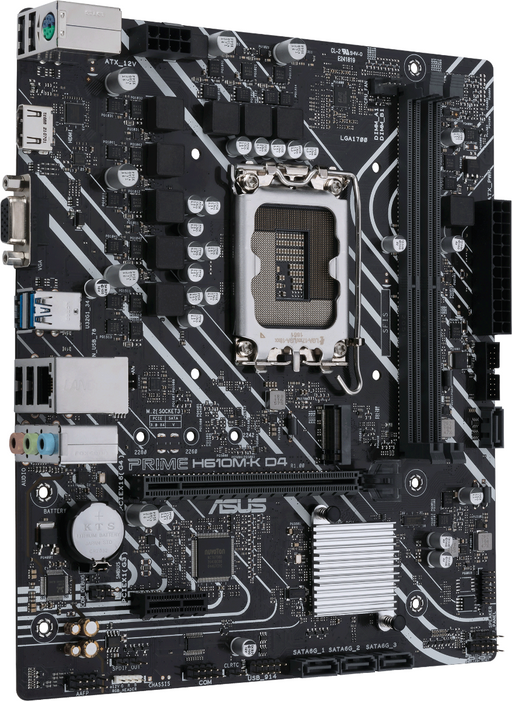 Motherboard ASUS PRIME H610M-K D4 LGA 1700 mATX - Дънни платки<<<Компютърни компоненти<<<ValiAPI&&&Дънни