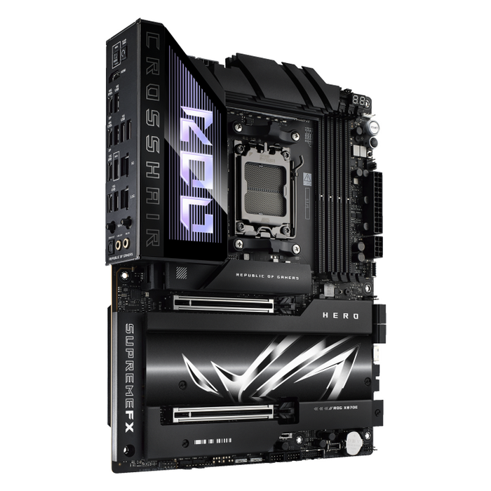 Motherboard ASUS ROG CROSSHAIR X870E-E HERO WIFI AM5 DDR5 - Дънни платки<<<Компютърни компоненти<<<ValiAPI&&&Дънни