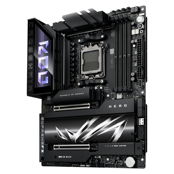 Motherboard ASUS ROG CROSSHAIR X870E-E HERO WIFI AM5 DDR5 - Дънни платки<<<Компютърни компоненти<<<ValiAPI&&&Дънни