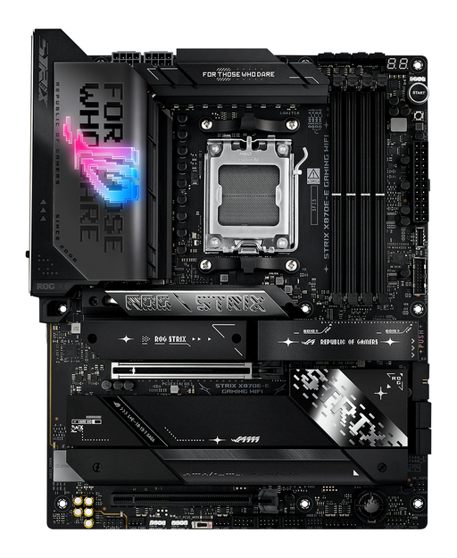 Motherboard ASUS ROG STRIX X870E-E GAMING WIFI AM5 DDR5 - Дънни платки<<<Компютърни компоненти<<<ValiAPI&&&Дънни