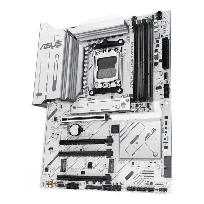 Motherboard ASUS X870 MAX GAMING WHITE WiFi7 AM5 DDR5 - Дънни платки<<<Компютърни компоненти<<<ValiAPI&&&Дънни