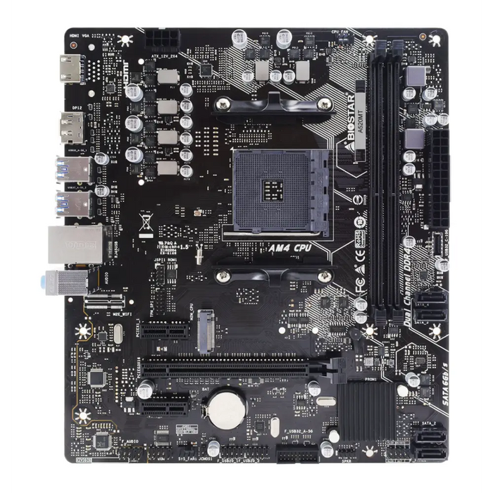 Motherboard Biostar A520MT AMD A520 - Дънни платки<<<Компютърни компоненти<<<ValiAPI&&&Дънни платки<<<Компютър Мрежи и