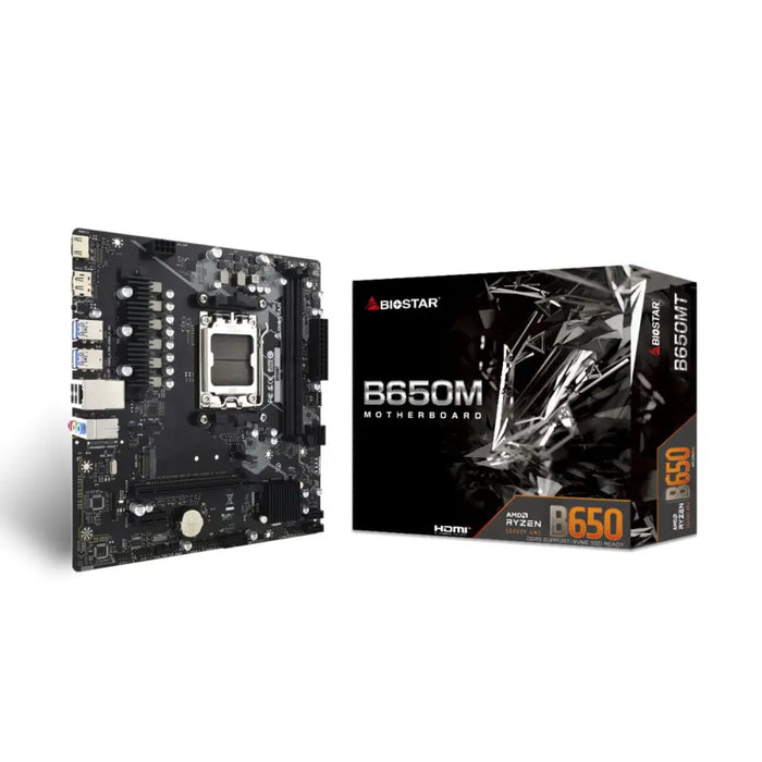 Motherboard Biostar B650MT AMD B650 AMD AM5 - Дънни платки<<<Компютър Мрежи и компоненти<<<Компютри|