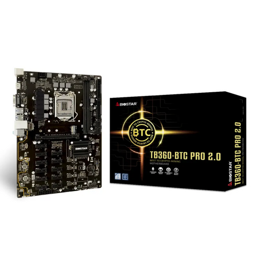 Motherboard BIOSTAR TB360-BTC PRO 2.0 Intel Socket 1151 - Дънни платки<<<Компютърни компоненти<<<ValiAPI&&&Дънни