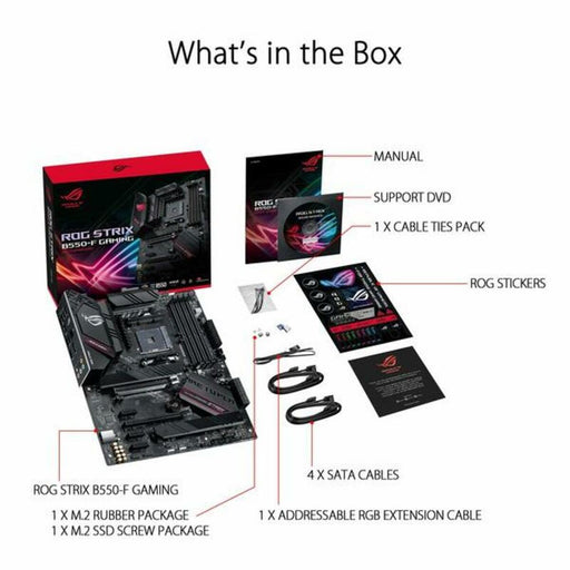 Motherboard Gaming Asus ROG STRIX B550-F GAMING AMD B550 - Компютър Мрежи и компоненти<<<Компютри|