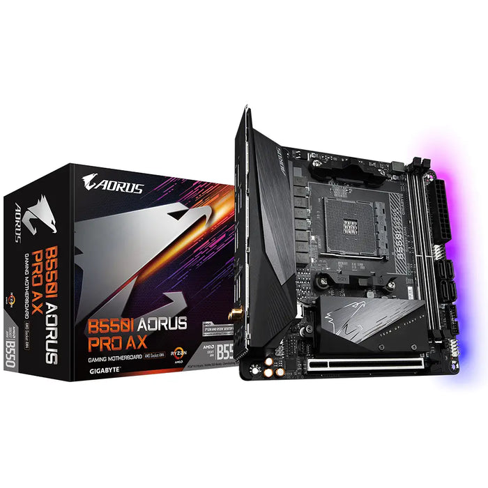 Motherboard GIGABYTE B550I AORUS PRO AX Socket AM4 - Дънни платки<<<Компютърни компоненти<<<ValiAPI&&&Дънни