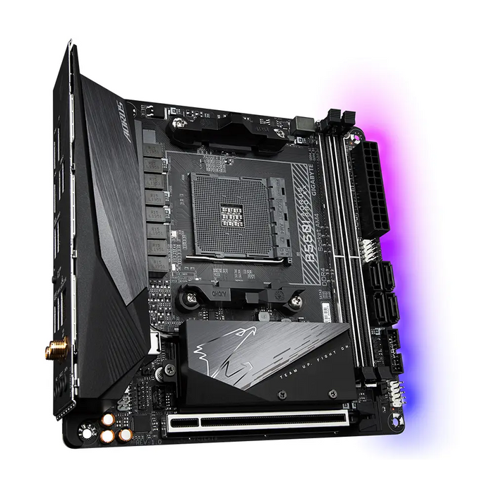 Motherboard GIGABYTE B550I AORUS PRO AX Socket AM4 - Дънни платки<<<Компютърни компоненти<<<ValiAPI&&&Дънни