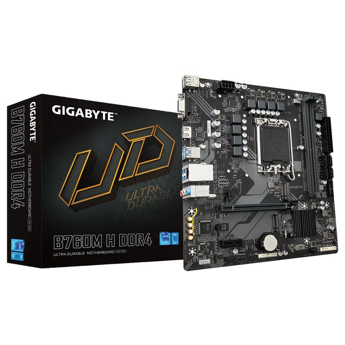 Motherboard GIGABYTE B760M H socket 1700 - Дънни платки<<<Компютърни компоненти<<<ValiAPI&&&Дънни