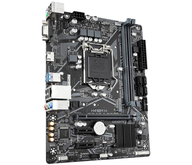 Motherboard GIGABYTE H410M-H V2 Socket 1200 - Дънни платки<<<Компютърни компоненти<<<ValiAPI&&&Дънни