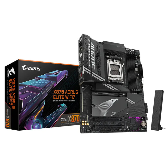 Motherboard GIGABYTE X870 AORUS ELITE WIFI 7 Socket AM5 - Дънни платки<<<Компютърни компоненти<<<ValiAPI&&&Motherboards