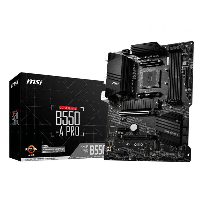 Motherboard MSI B550-A PRO AMD B450 AMD AM4 - Компютър Мрежи и компоненти<<<Компютри| Електроника<<<BigBuy&&&Дънни