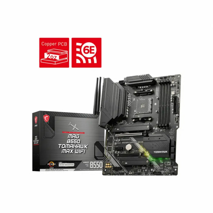 Motherboard MSI MAG B550 TOMAHAWK MAX WIFI AMD AM4 - Компютър Мрежи и компоненти<<<Компютри|
