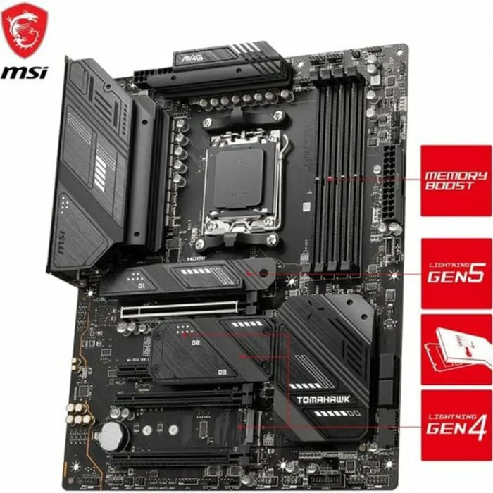 Motherboard MSI MAG X670E TOMAHAWK WIFI AMD X670 AMD AM5 - Компютър Мрежи и компоненти<<<Компютри|