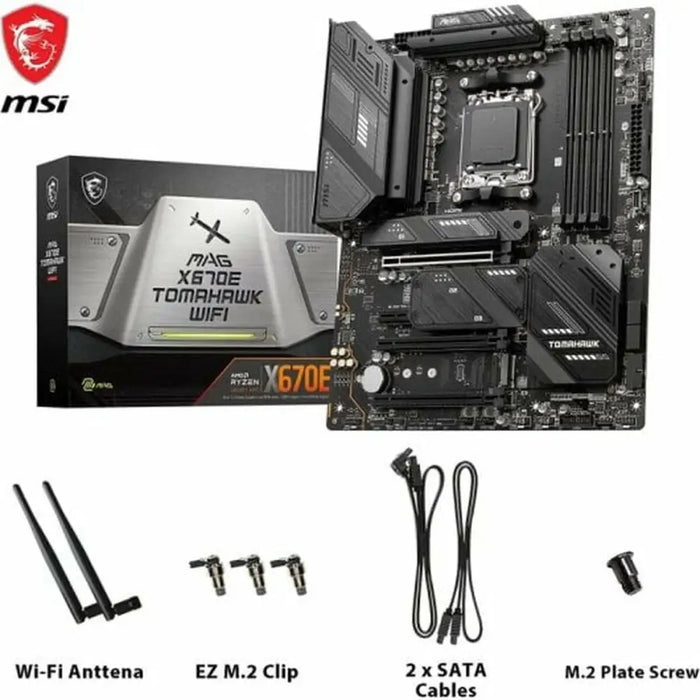 Motherboard MSI MAG X670E TOMAHAWK WIFI AMD X670 AMD AM5 - Компютър Мрежи и компоненти<<<Компютри|