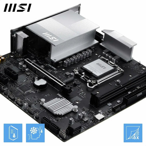 Motherboard MSI PRO H810M-B LGA 1851 - Дънни платки<<<Компютър Мрежи и компоненти<<<Компютри|